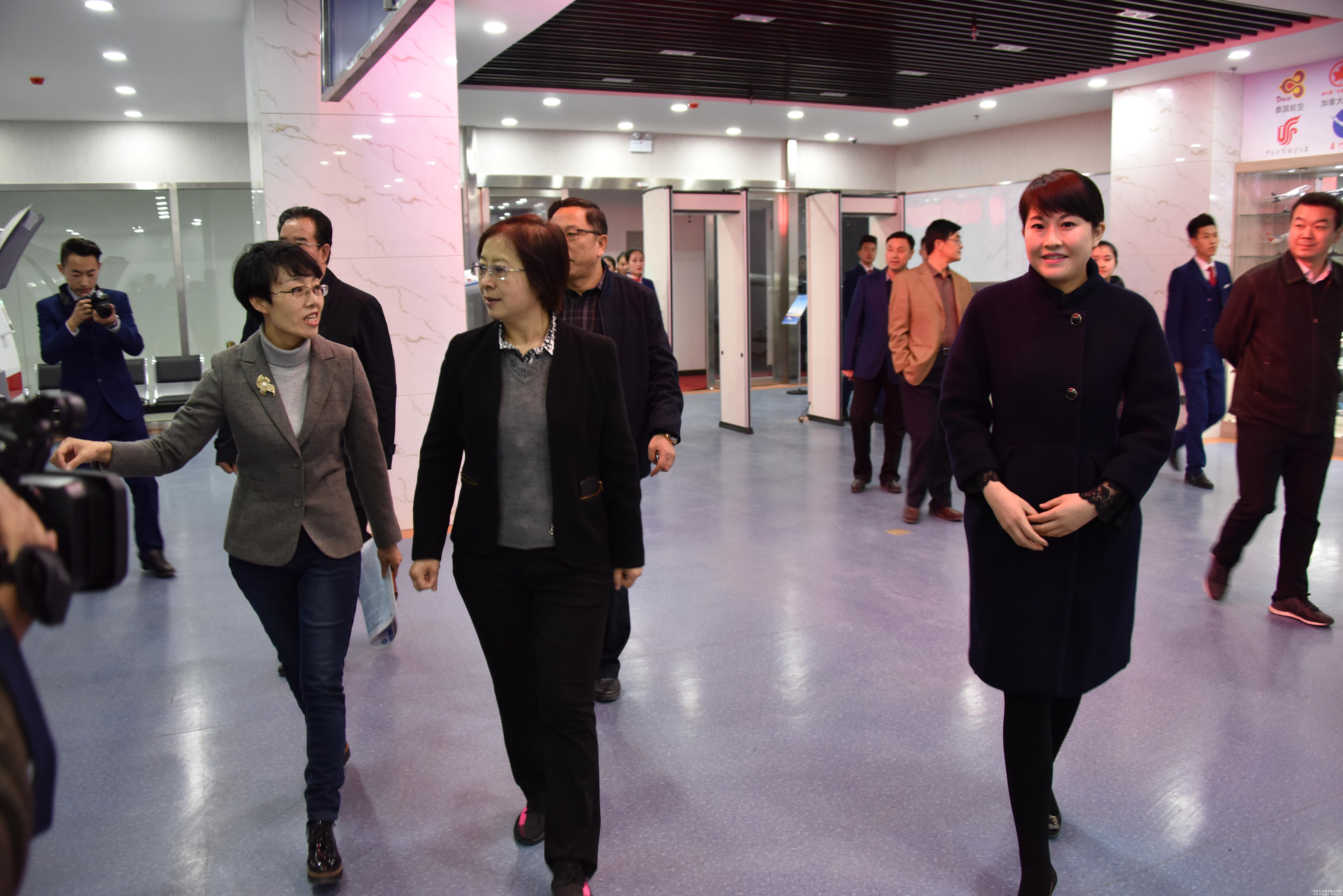 省教育厅王海燕厅长莅临我校调研指导工作